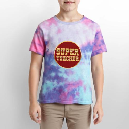 Super Teacher - Kid's Tie Dye T-Shirt