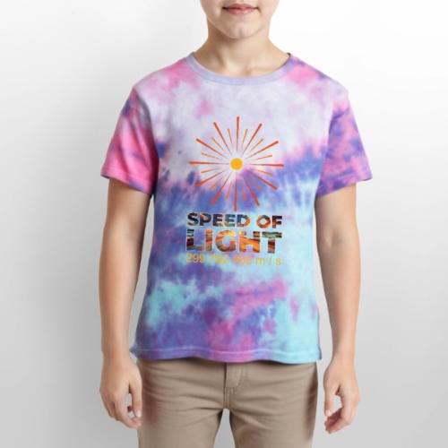 Speed of light - Kid's Tie Dye T-Shirt
