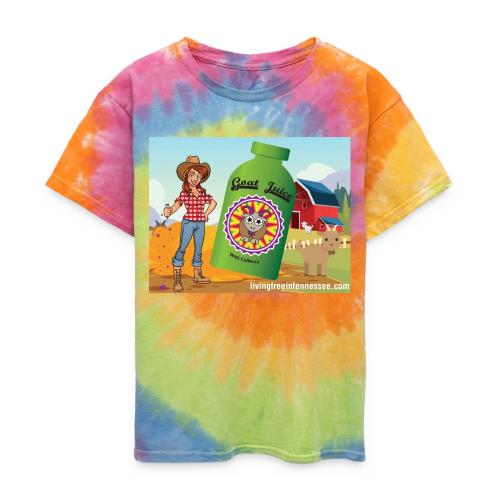 Nicole Sauce's Goat Juice - Kid's Tie Dye T-Shirt