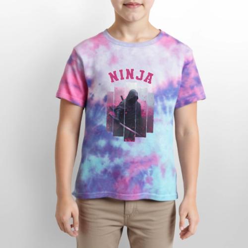 Elite Ninja Spirit - Kid's Tie Dye T-Shirt