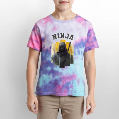 Silent Ninja Code - Kid's Tie Dye T-Shirt