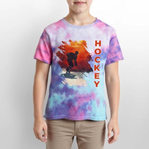Hockey Vibes - Kid's Tie Dye T-Shirt