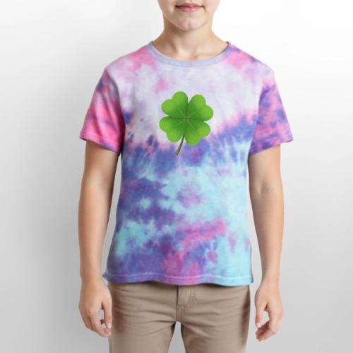 Four leaf clover - Kid's Tie Dye T-Shirt
