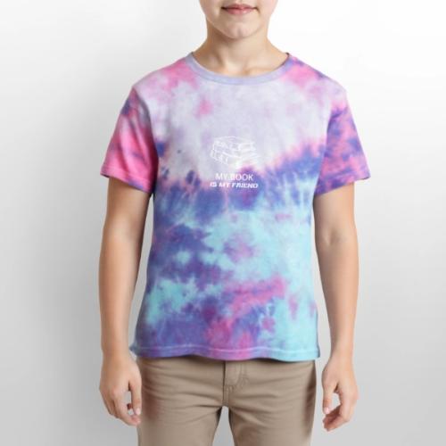 book lover t-shirt, book day shirt, my book is my - Kid's Tie Dye T-Shirt