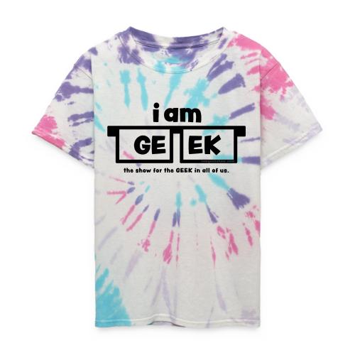 iamGEEK Classic Black - Kid's Tie Dye T-Shirt