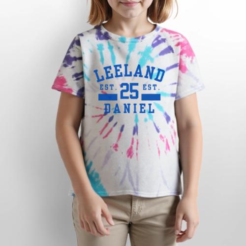 Leeland Daniel Varsity - Kid's Tie Dye T-Shirt