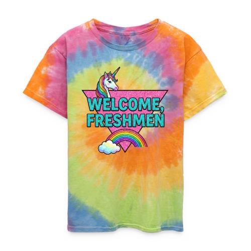 Welcome, Freshmen - Kid's Tie Dye T-Shirt