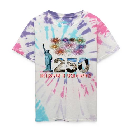 250 Years USA - Kid's Tie Dye T-Shirt