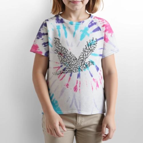 DOVE Peace in FLIGHT - Kid's Tie Dye T-Shirt