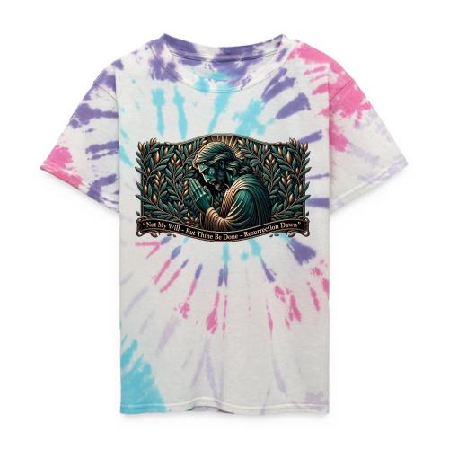 Easter Not My Will Gethsemane T Shirt, Bro Gift - Kid's Tie Dye T-Shirt