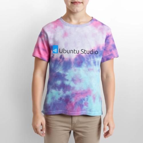 Ubuntu Studio Logo 2022 - Kid's Tie Dye T-Shirt