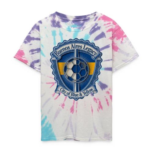 Buenos Aires Legacy T Shirt, Soccer City Pride Gif - Kid's Tie Dye T-Shirt