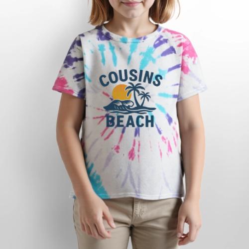 cousins beach t shirt - Kid's Tie Dye T-Shirt