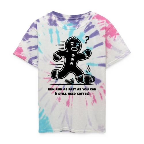 Gingerbread Man T-Shirt - Kid's Tie Dye T-Shirt