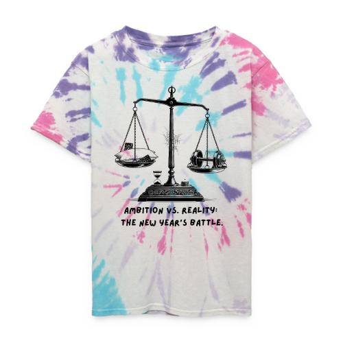 Ambition vs. Reality T-Shirt, Mug, & Leggings - Kid's Tie Dye T-Shirt