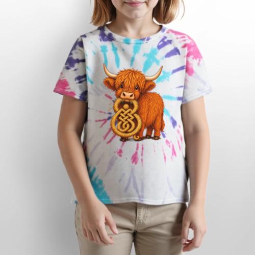heelan coo - Kid's Tie Dye T-Shirt
