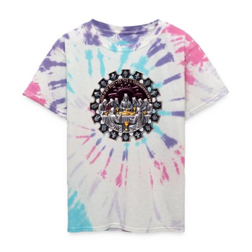 Last Supper Communion T Shirt, Faith Gift - Kid's Tie Dye T-Shirt