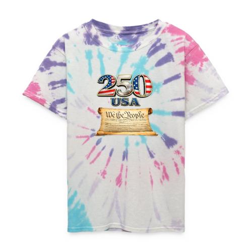 250th anniversary celebration of America - Kid's Tie Dye T-Shirt