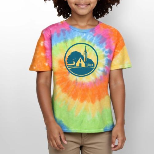 ELC Emblem Round - Kid's Tie Dye T-Shirt