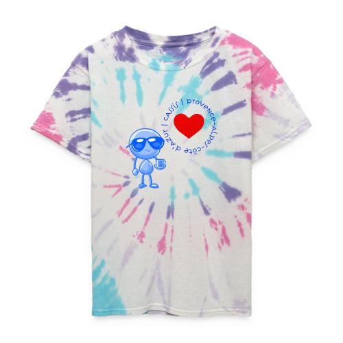 Smoon City_Cassis Provence Alpes Côte d Azur - Kid's Tie Dye T-Shirt