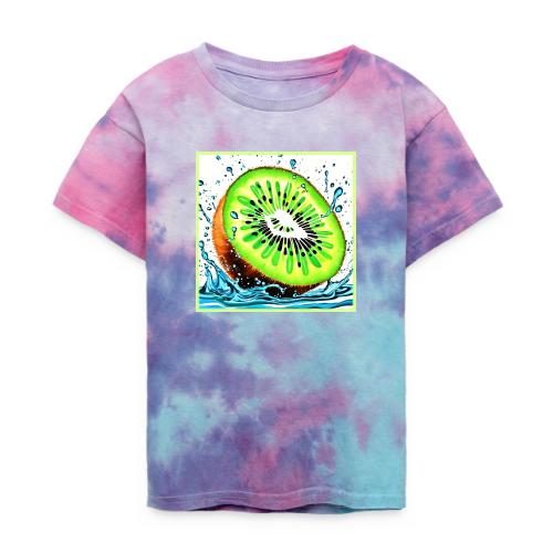 Kiwi Splash of Freshness - Kid's Tie Dye T-Shirt