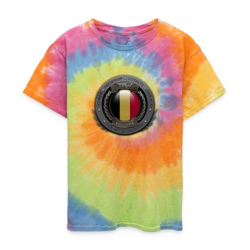 TAW SEAL flags Belgium - Kid's Tie Dye T-Shirt