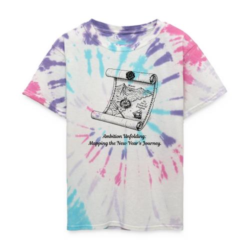 Unfolding Map of Ambition T-Shirt - Kid's Tie Dye T-Shirt
