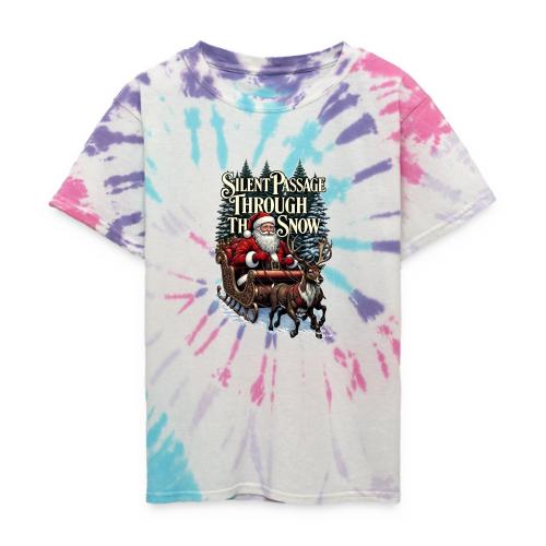 Nostalgic Santa T-Shirt - Kid's Tie Dye T-Shirt