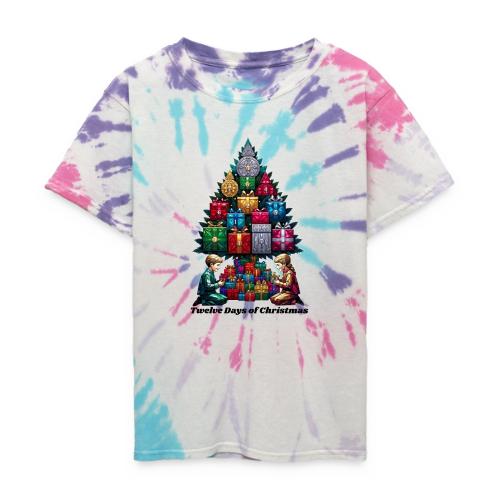 Twelve Days of Gifts T-Shirt - Kid's Tie Dye T-Shirt