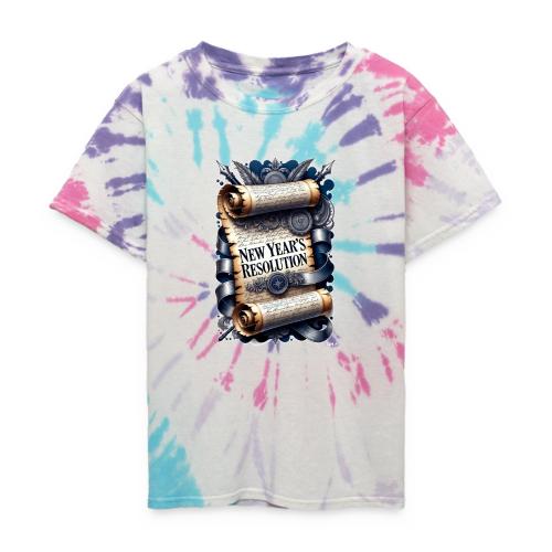New Year's Resolution T-Shirt - Kid's Tie Dye T-Shirt