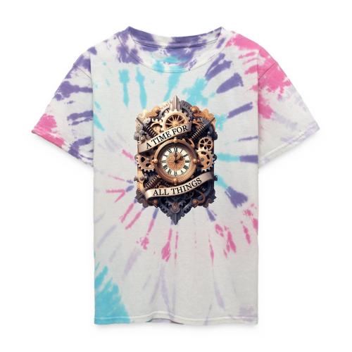 Ornate Clockwork T-Shirt - Kid's Tie Dye T-Shirt