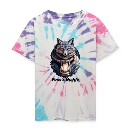 Hygge Ember Fox T-Shirt - Kid's Tie Dye T-Shirt