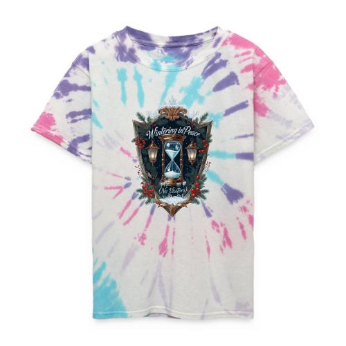 Wintering in Peace (No Visitors) T-Shirt - Kid's Tie Dye T-Shirt