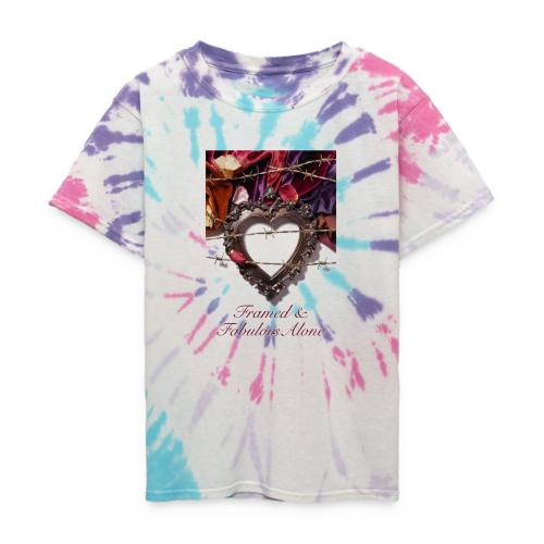 Framed & Fabulous Alone T-Shirt - Kid's Tie Dye T-Shirt