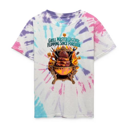 Grill Master Legend T Shirt - Kid's Tie Dye T-Shirt