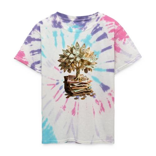 Dad Tax Collector T Shirt - Kid's Tie Dye T-Shirt