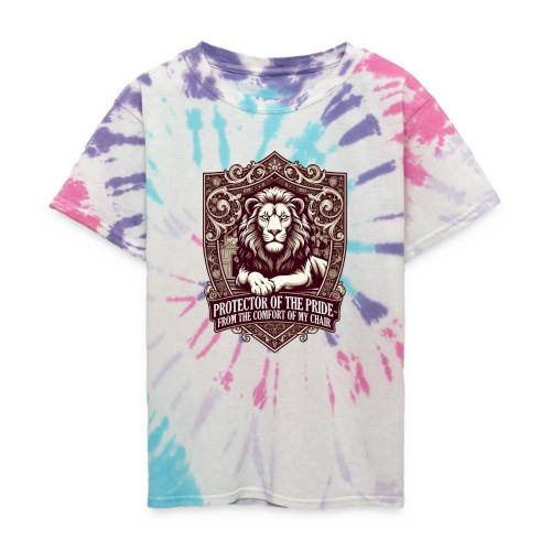 Protector of the Pride T Shirt, Sarcastic Dad Gif - Kid's Tie Dye T-Shirt