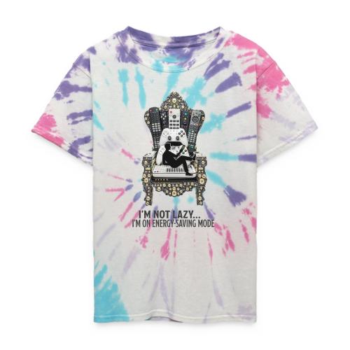Remote Throne Procrastinator T Shirt, Dad Gift - Kid's Tie Dye T-Shirt