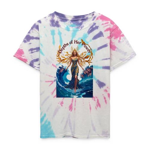 Women’s Day Tidal Sovereign T Shirt, Gift for Wife - Kid's Tie Dye T-Shirt