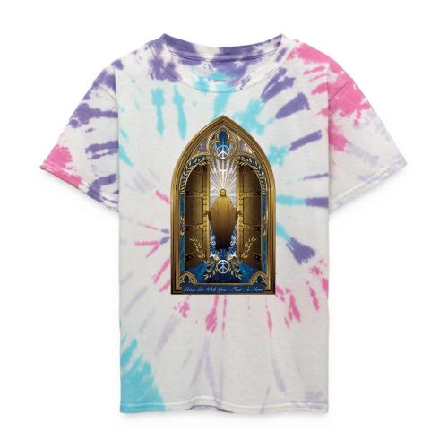 Easter Peace Be With You Locked Doors T Shirt,Gift - Kid's Tie Dye T-Shirt