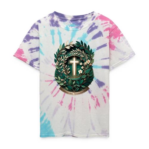 Easter Ever Green in Glory Laurel T Shirt, Gift - Kid's Tie Dye T-Shirt