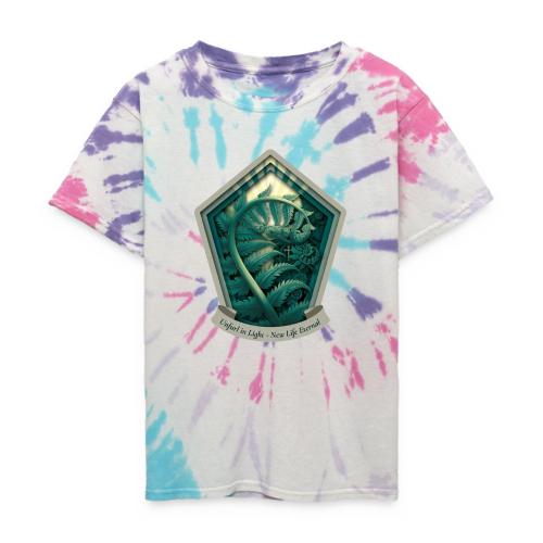 Easter Unfurl in Light Fern T Shirt, Spring Gift - Kid's Tie Dye T-Shirt