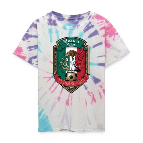 Mexico Eagle Valor T-Shirt, Pride Badge Gift - Kid's Tie Dye T-Shirt
