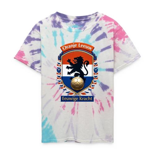 Netherlands Lion Premium T-Shirt, Dutch Flag Gift - Kid's Tie Dye T-Shirt