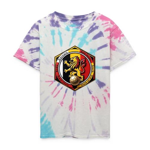 Belgium Lion Valor T-Shirt, Belgian Pride Gift - Kid's Tie Dye T-Shirt