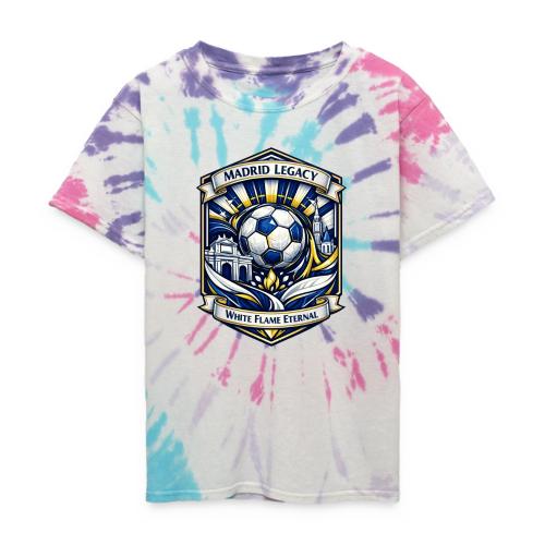 Madrid White Legacy T Shirt, Madrid Fan Gift - Kid's Tie Dye T-Shirt