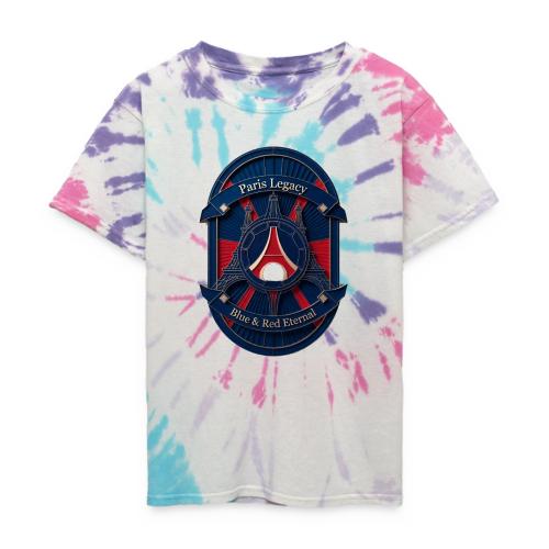 Paris Pride Heritage T Shirt, Soccer Fan Gift - Kid's Tie Dye T-Shirt