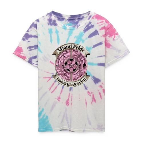Miami Pride T Shirt, Soccer City Pride Gift - Kid's Tie Dye T-Shirt