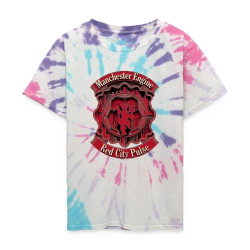 Red Manchester T Shirt, Red Soccer City Pride Gift - Kid's Tie Dye T-Shirt