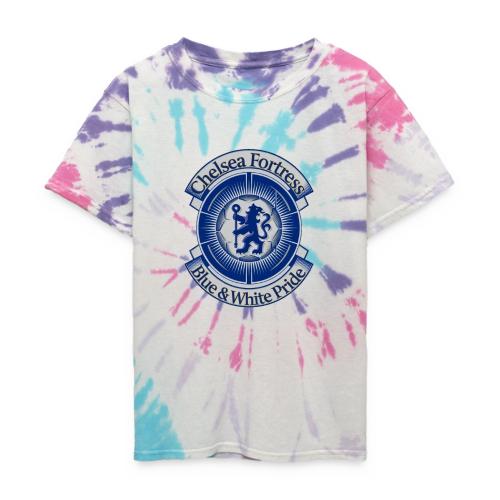 Chelsea Fortress T Shirt, Soccer City Pride Gift - Kid's Tie Dye T-Shirt